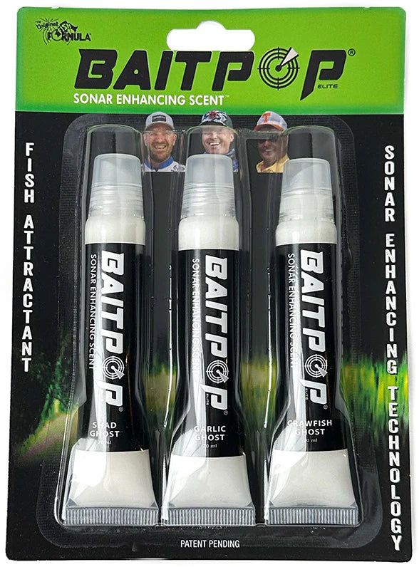 BaitPop Elite Sonar Enhancing Scent With Sparklscales Pro Packs 3 CT