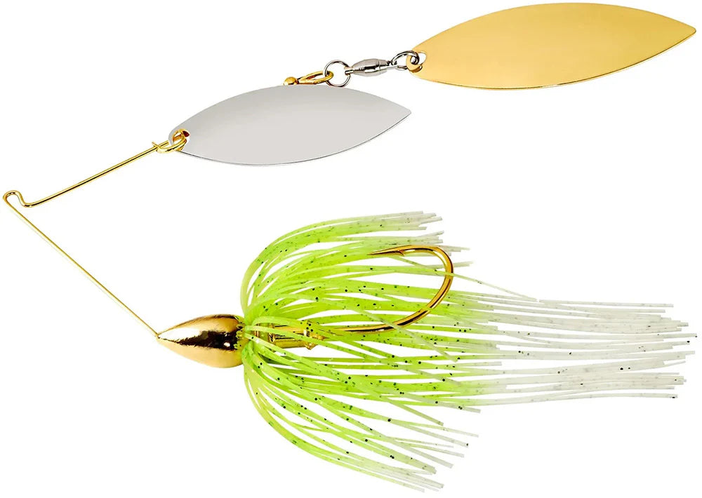 War Eagle Double Willow Gold Frame Spinnerbait 3 8 oz