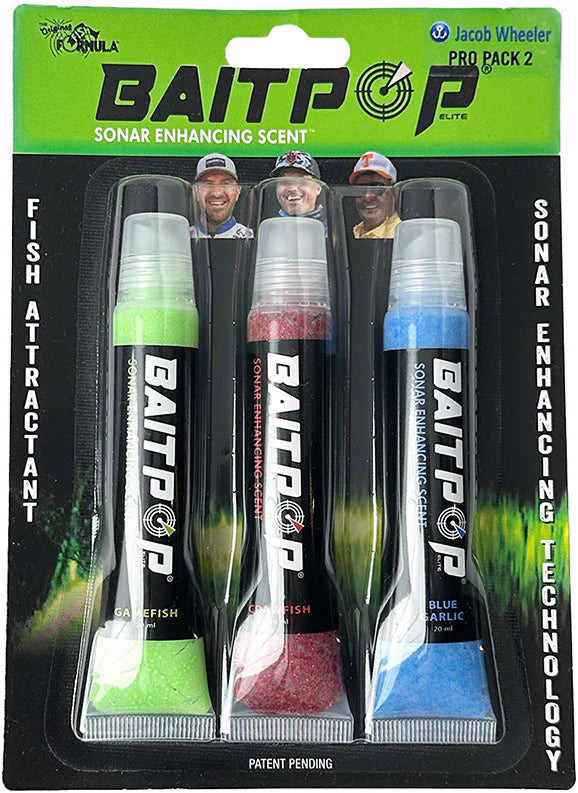 BaitPop Elite Sonar Enhancing Scent With Sparklscales Pro Packs 3 CT