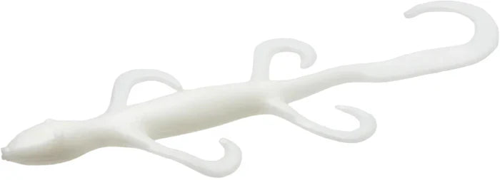 Zoom Lizard 6 Inch White Creature Bait MEGA BLOWOUT 100 Packs