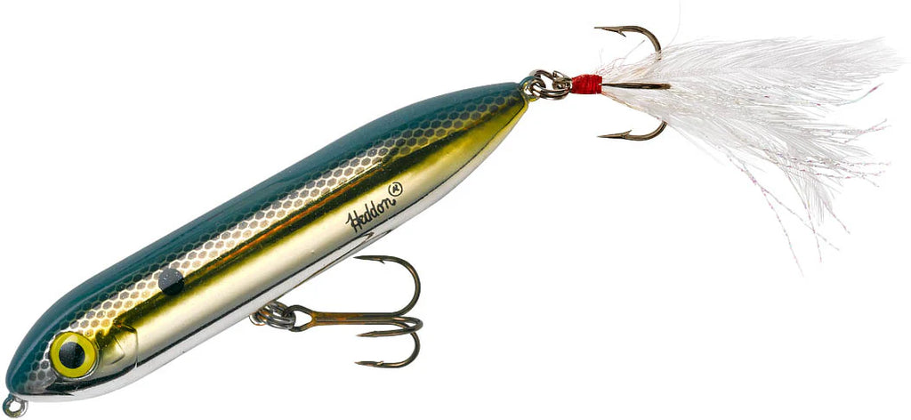 Heddon Super Spook Jr Feather Dressed 3 1 2 inch Topwater Walker