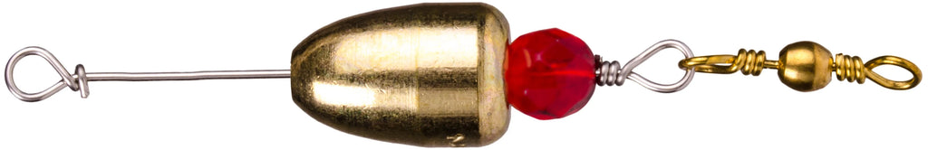Strike King EZ Rig Pre Rigged Carolina Rig Weight w Bead 2 pack