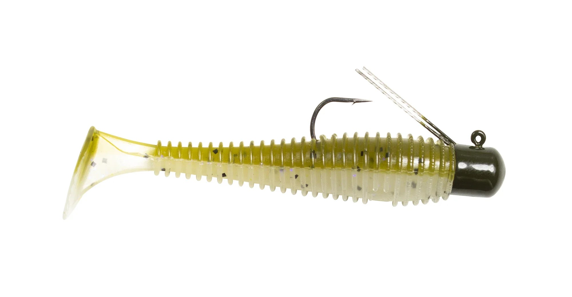 Lunkerhunt Pre Rigged Finesse Swimbait 3 inch Paddle Tail Swimbait