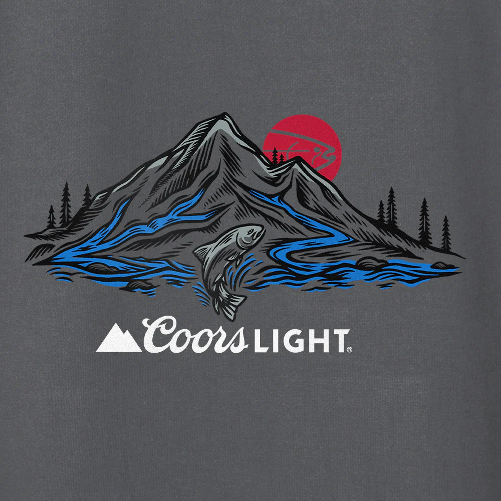 STLHD Mens X Coors Light Rocky Mountain Cool Premium Hoodie