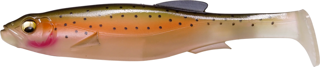 Megabass Magdraft Freestyle Un Rigged Paddle Tail Swimbait 6 Inch