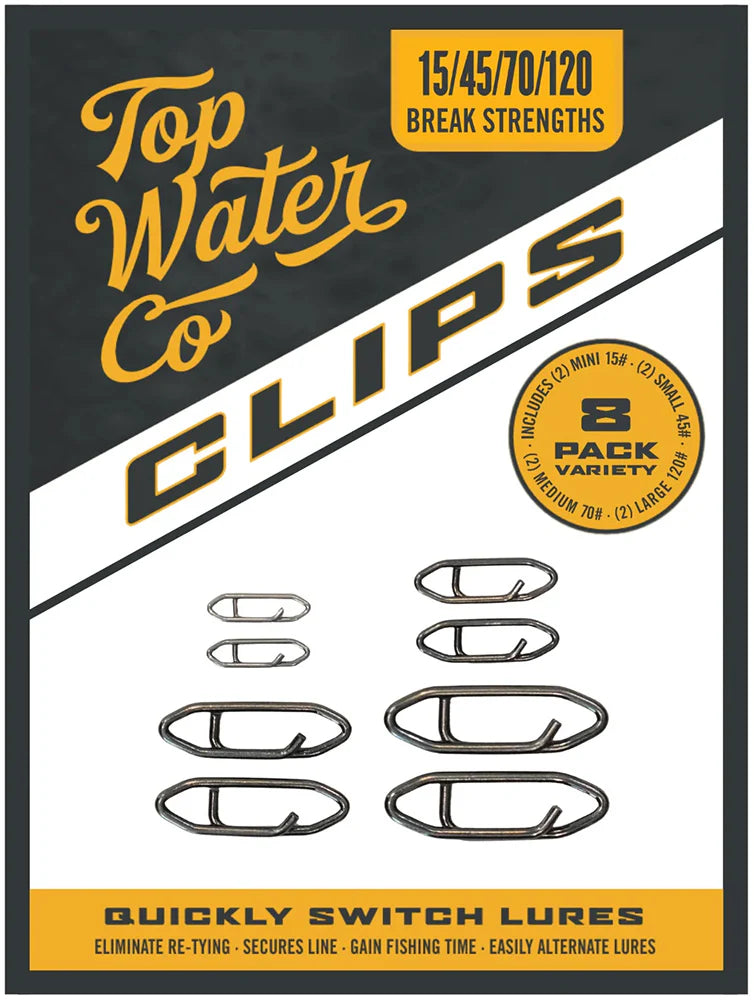 Topwater Co Speed Clips Sample Pack 8 Pack