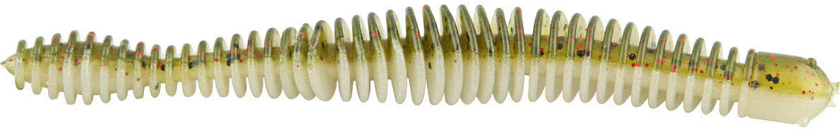 Big Bite Baits Coontail Worm 4 3 4 inch Ribbed Worm