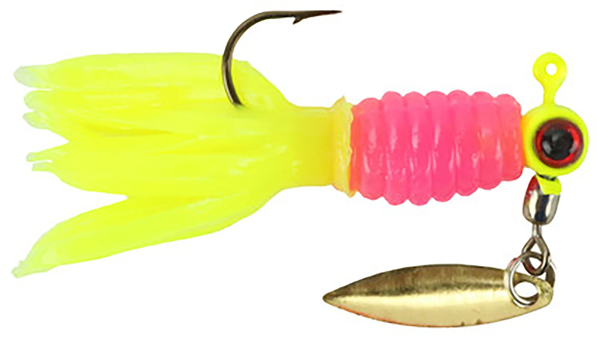 Mr Crappie Sausage Head Jig Pre Rigged w Crappie Thunder Soft Plastic